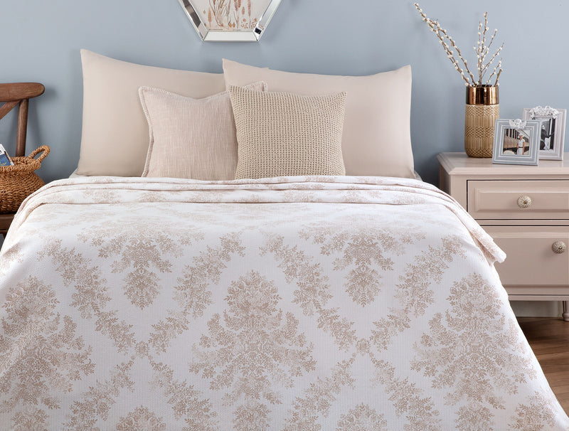 Madame Coco - Yolan Printed Single Size Coverlet