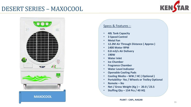 kenstar maxocool super