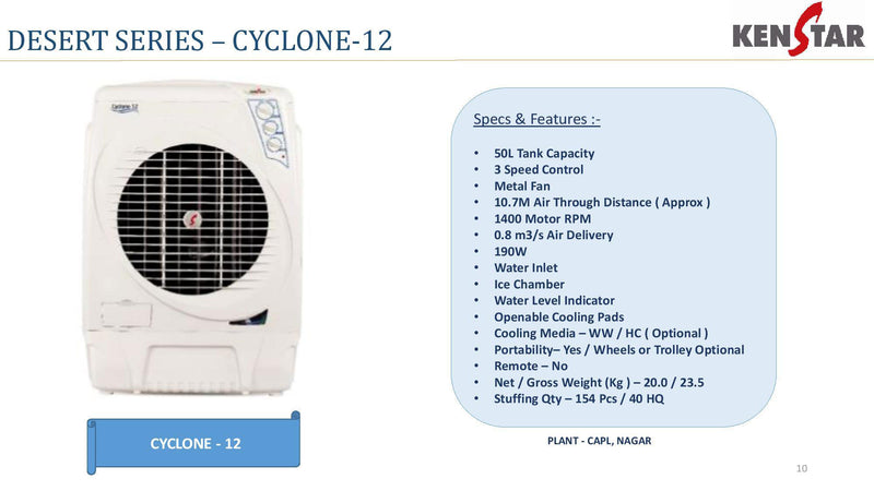 kenstar cyclone 12 with remote price