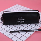 Cute Dotted Pink / Black Pencil Case For Girls