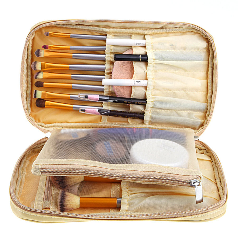 makeup brush cosmetic bag