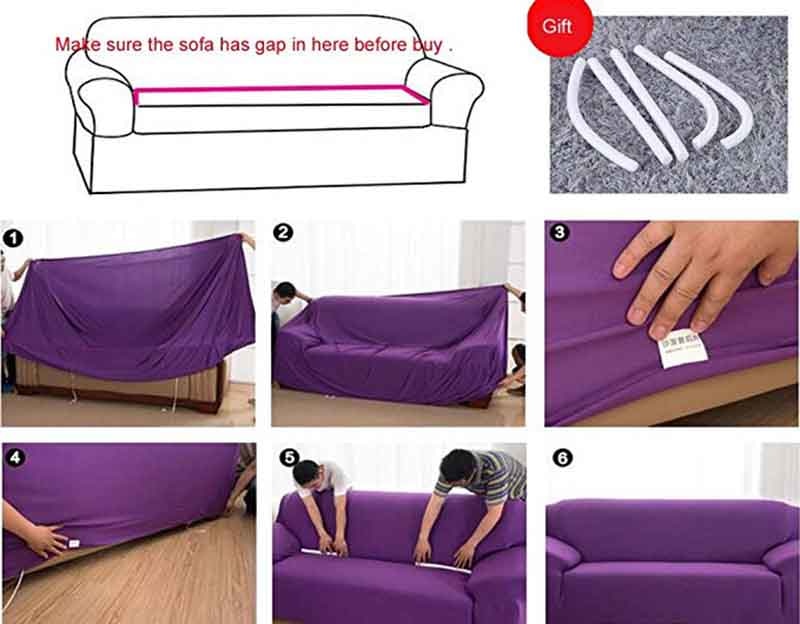 Elastic Cotton Soft Sofa Slip Cover