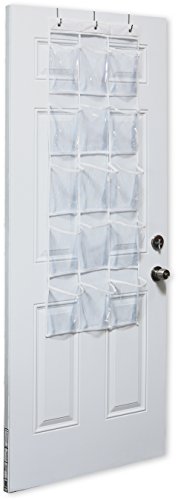 2 Pack: Transparent Over the Door Hanging Pantry Organizer