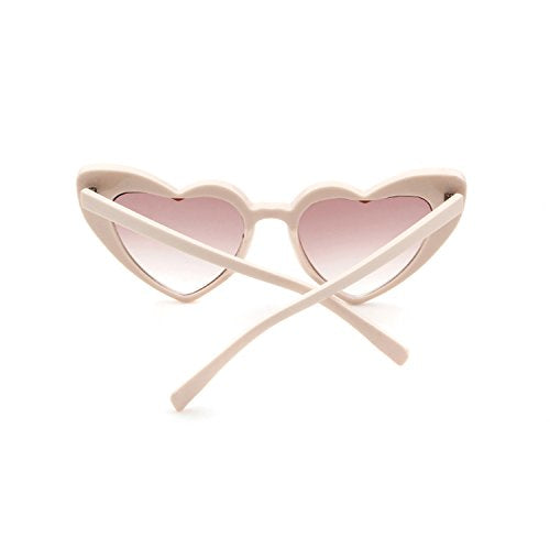 Clout Goggle Heart Sunglasses Vintage Cat Eye Mod Style Retro Kurt Cobain Glasses