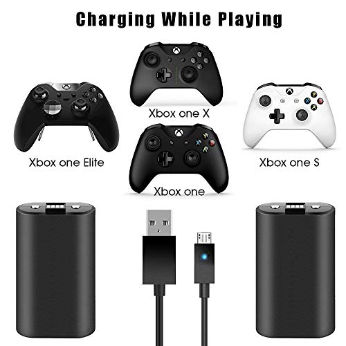 Xbox One Controller Rechargeable Battery Pack Charge Kit