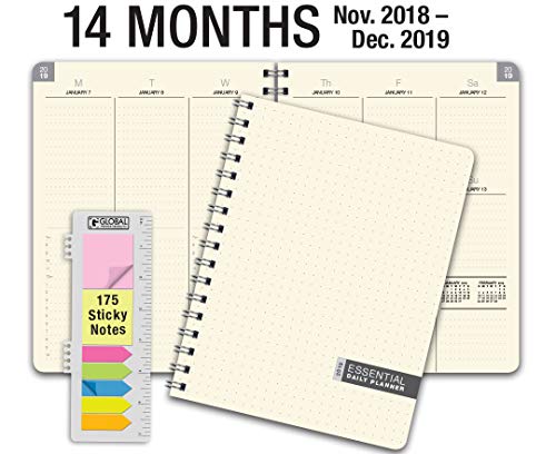 Simple Elegant Frosted Vinyl 2019 Planner