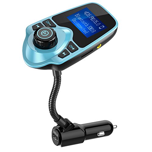 Nulaxy Wireless Bluetooth Car FM Transmitter Audio Adapter