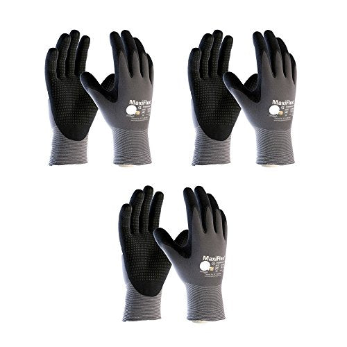 3 Pack MaxiFlex® Endurance™ Seamless Knit Nylon Work Glove