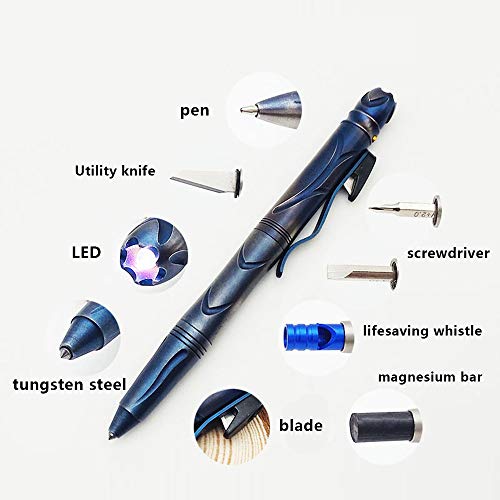 7-in-1 Outdoor Emergency Self-Defense Glass Breaker Pen