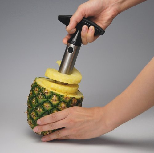 ChefLand Stainless Steel Pineapple Peeler, Pineapple Corer, Pineapple Slicer - All In One Kitchen Gadget