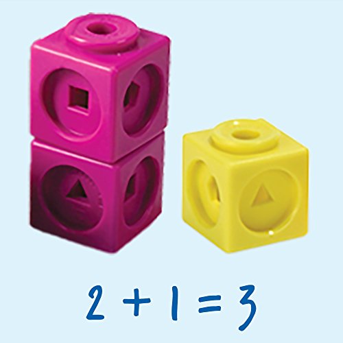 Learning Resources Mathlink Cubes, Educational Counting Toy, Set of 100 Cubes