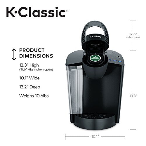 Keurig K55/K-Classic Coffee Maker, K-Cup Pod, Single Serve, Programmable, Black