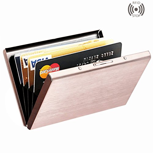 Stainless Steel RFID Protected Credit Card Wallet