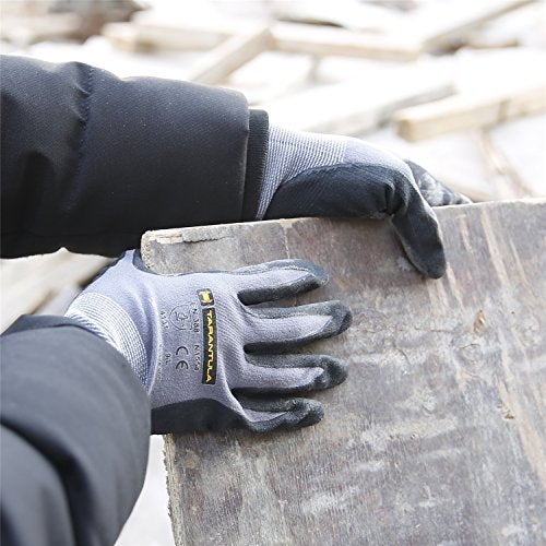 3 Pack: Tarantula Nitrile Coated Breathable Safety Work Gloves