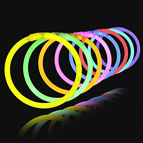 100 Glow Sticks Bracelets