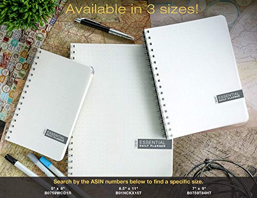 Simple Elegant Frosted Vinyl 2019 Planner