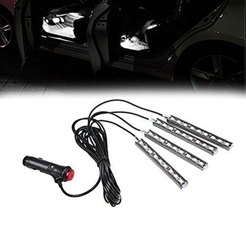 4 Piece: Interior Light-LED Car Lighting Kit