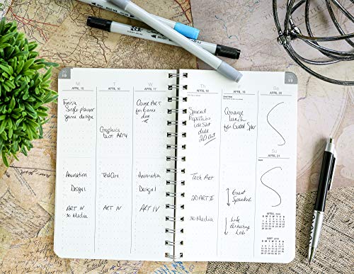 Simple Elegant Frosted Vinyl 2019 Planner