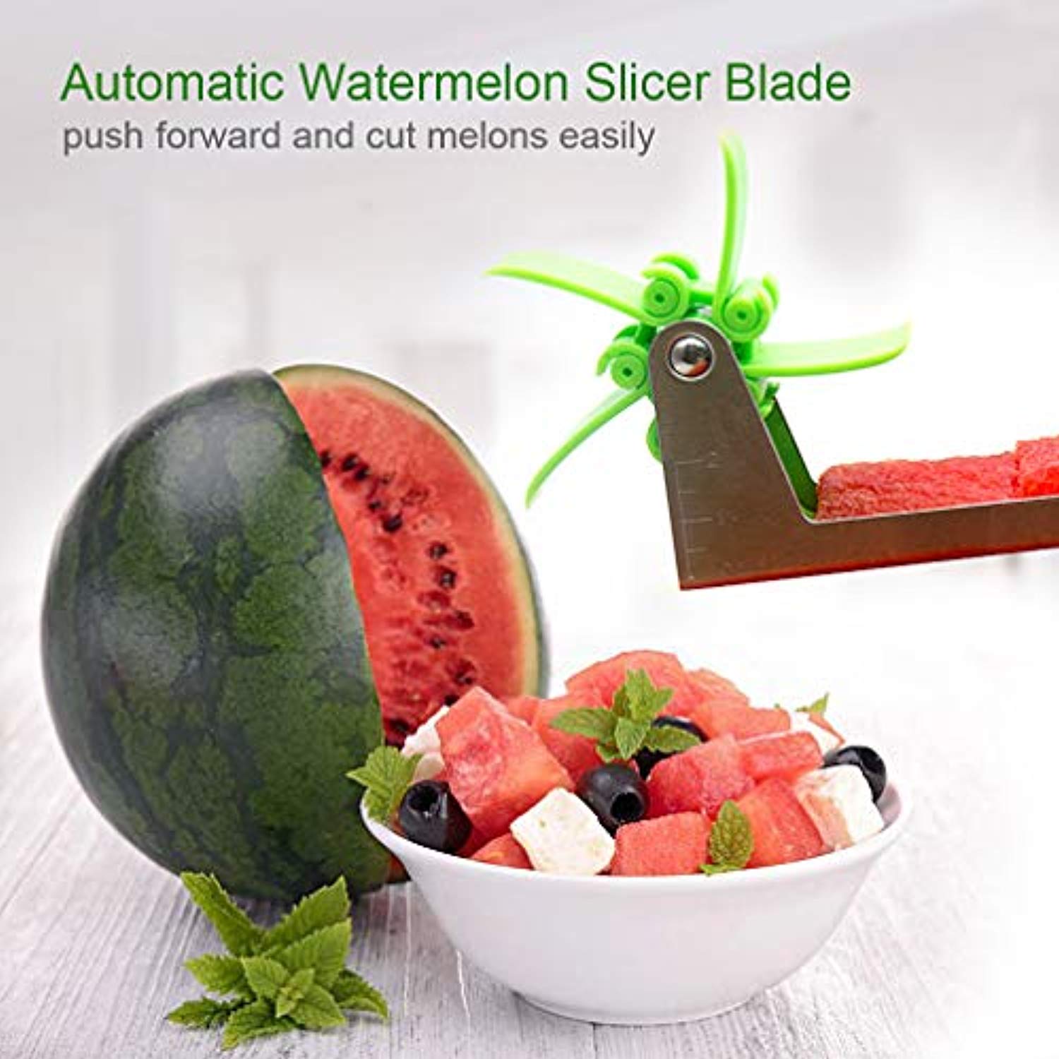 Chefs Gadgets Stainless Steel Watermelon Slicer, Carver, Baller - Pro Tools