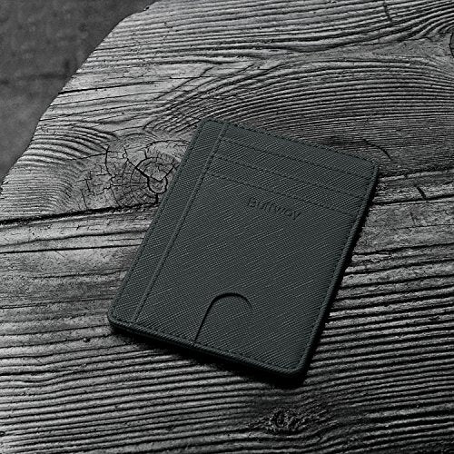 Slim Minimalist Front Pocket RFID Blocking Leather Wallet