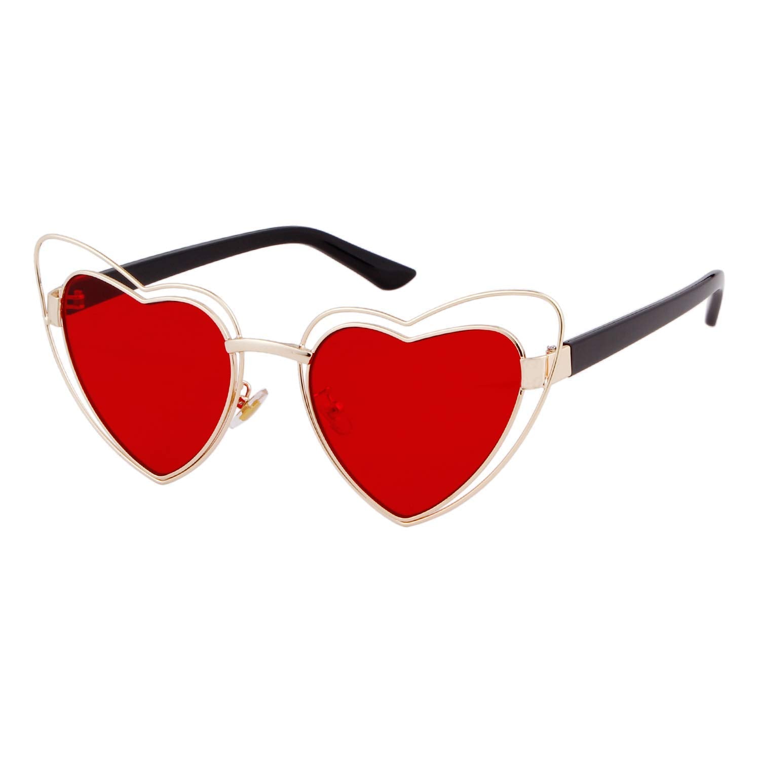 Clout Goggle Heart Sunglasses Vintage Cat Eye Mod Style Retro Kurt Cobain Glasses