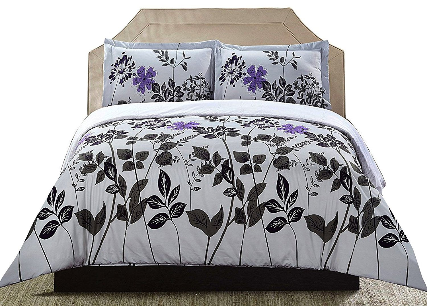 Luxurious Brushed Velvet Microfiber Duvet Cover Set