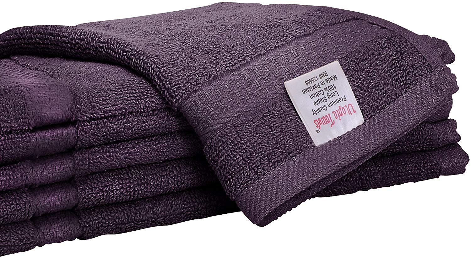 12 Pack: Utopian Luxurious Cotton Soft Washcloth Towels