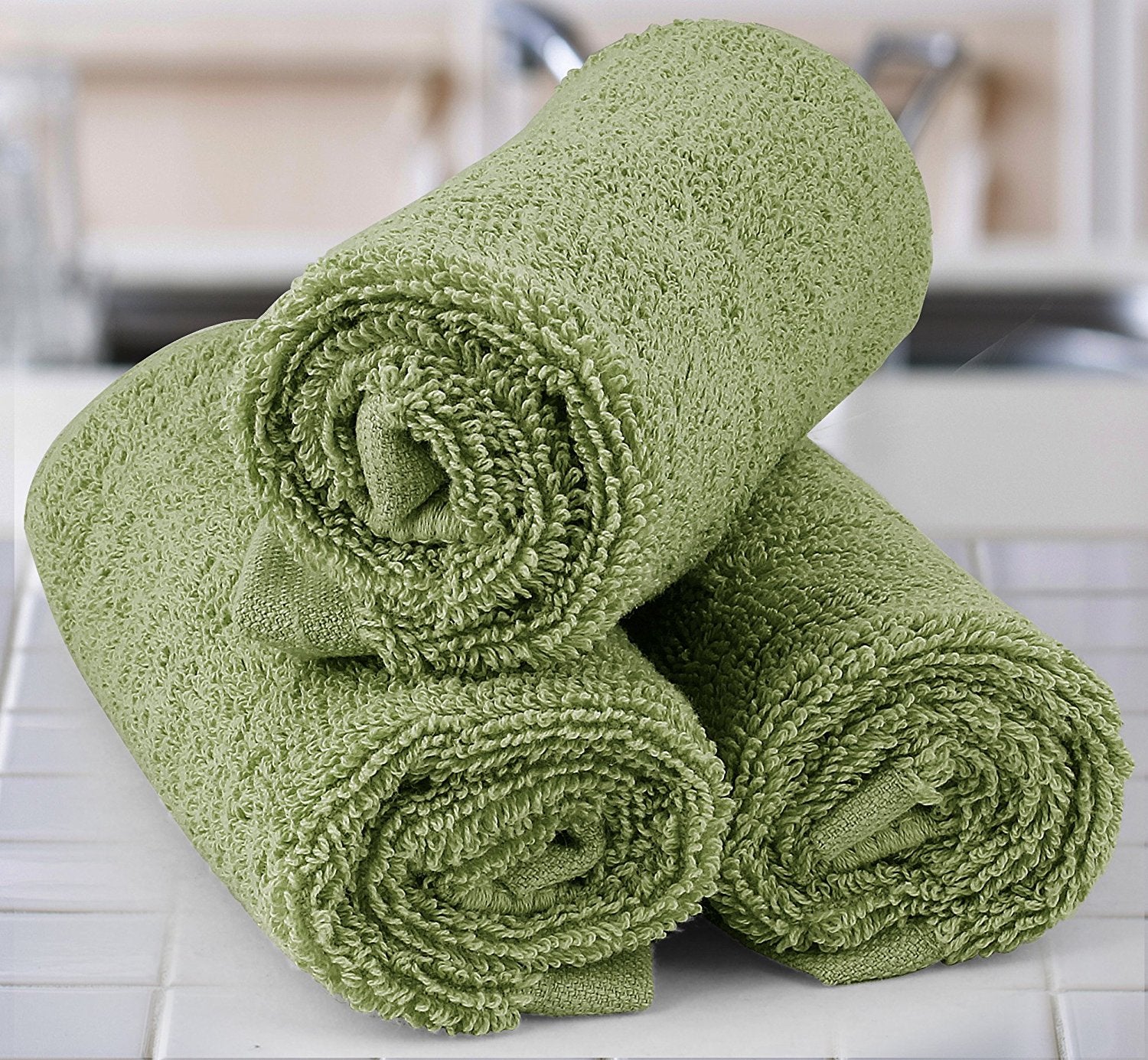 12 Pack: Utopian Luxurious Cotton Soft Washcloth Towels