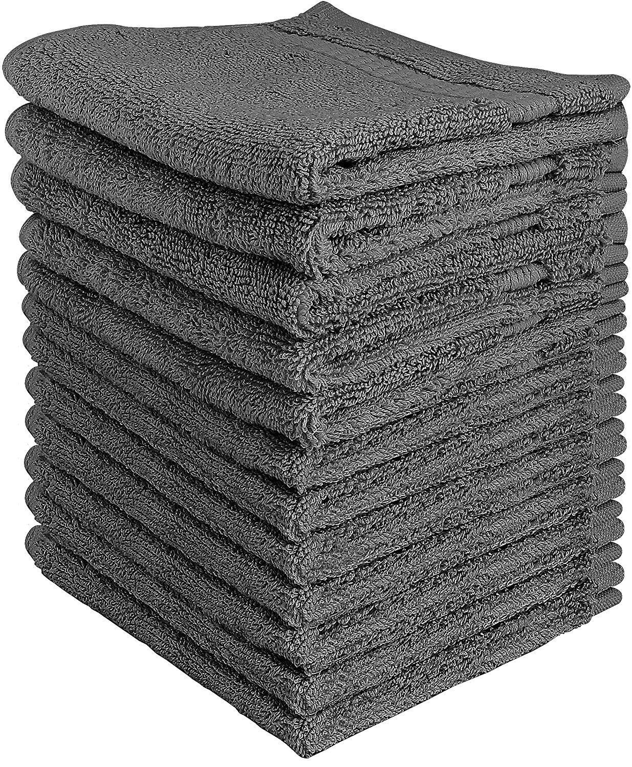 12 Pack: Utopian Luxurious Cotton Soft Washcloth Towels