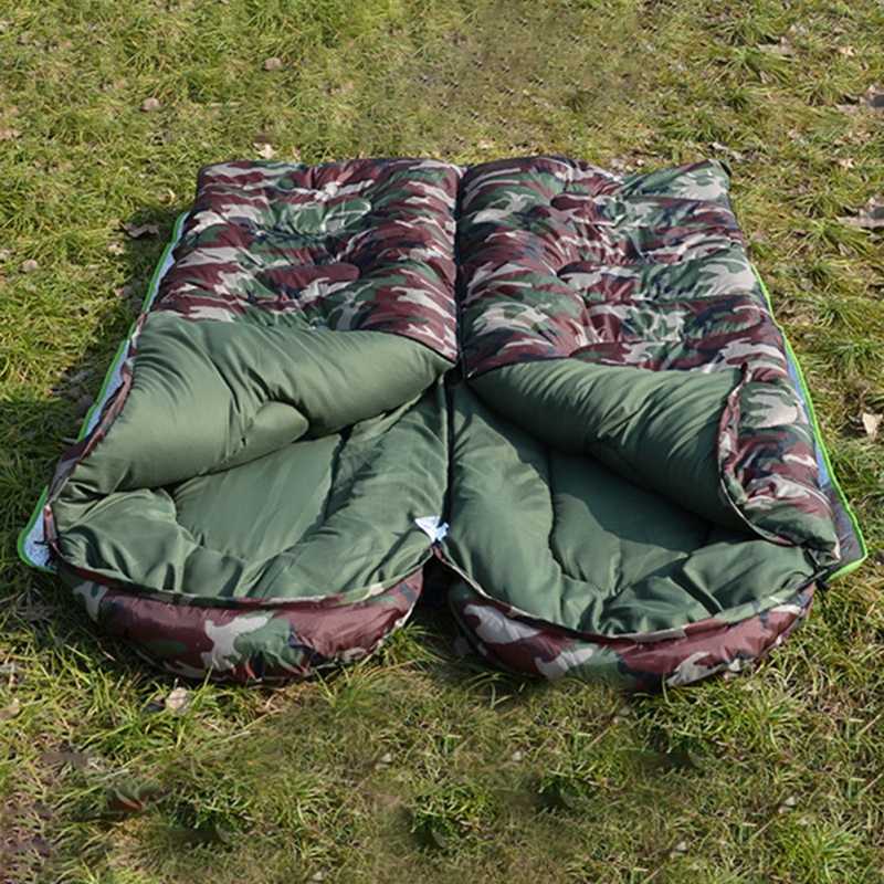 camouflage sleeping bag