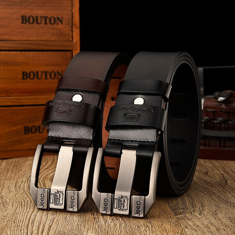 Men's Genuine Cowhide Leather Quality Belt