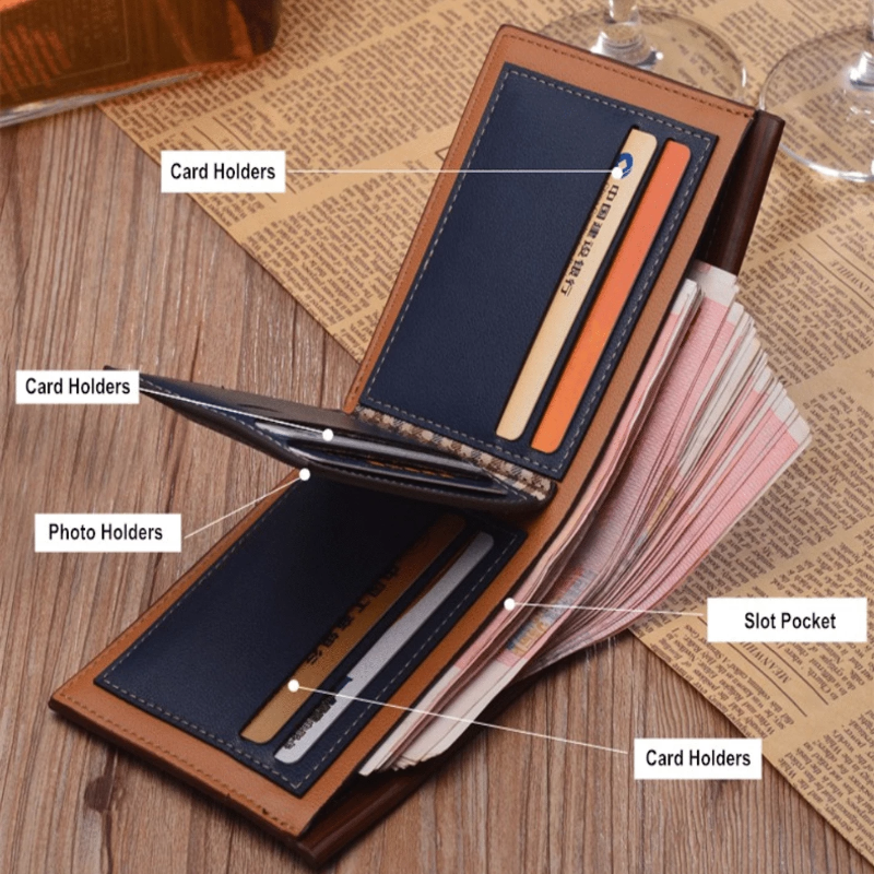 Men's Leather Luxury Slim Wallet