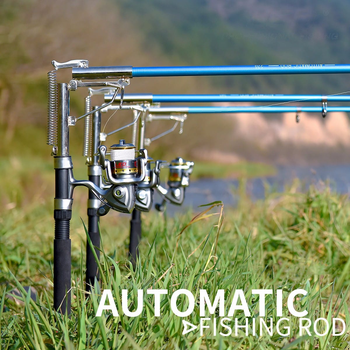 Stainless Steel Automatic Telescopic Spinning Fishing Rod