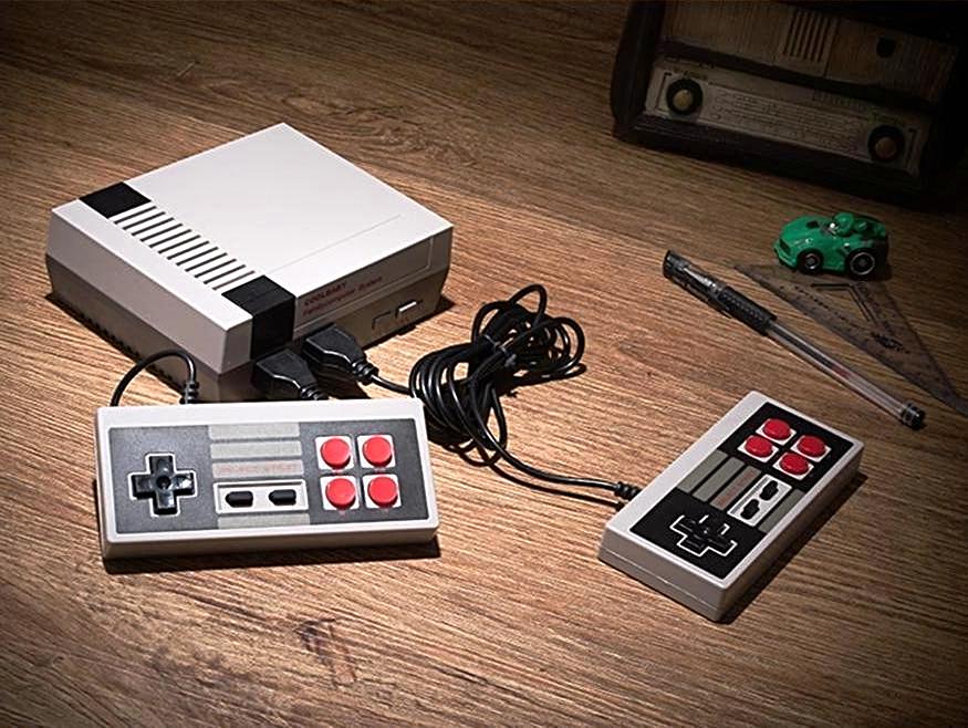 retro game console with built in games