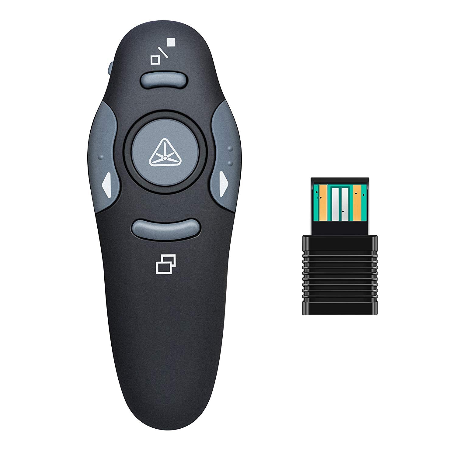 Wireless USB Presenter PowerPoint Remote Control with Laser Pointer