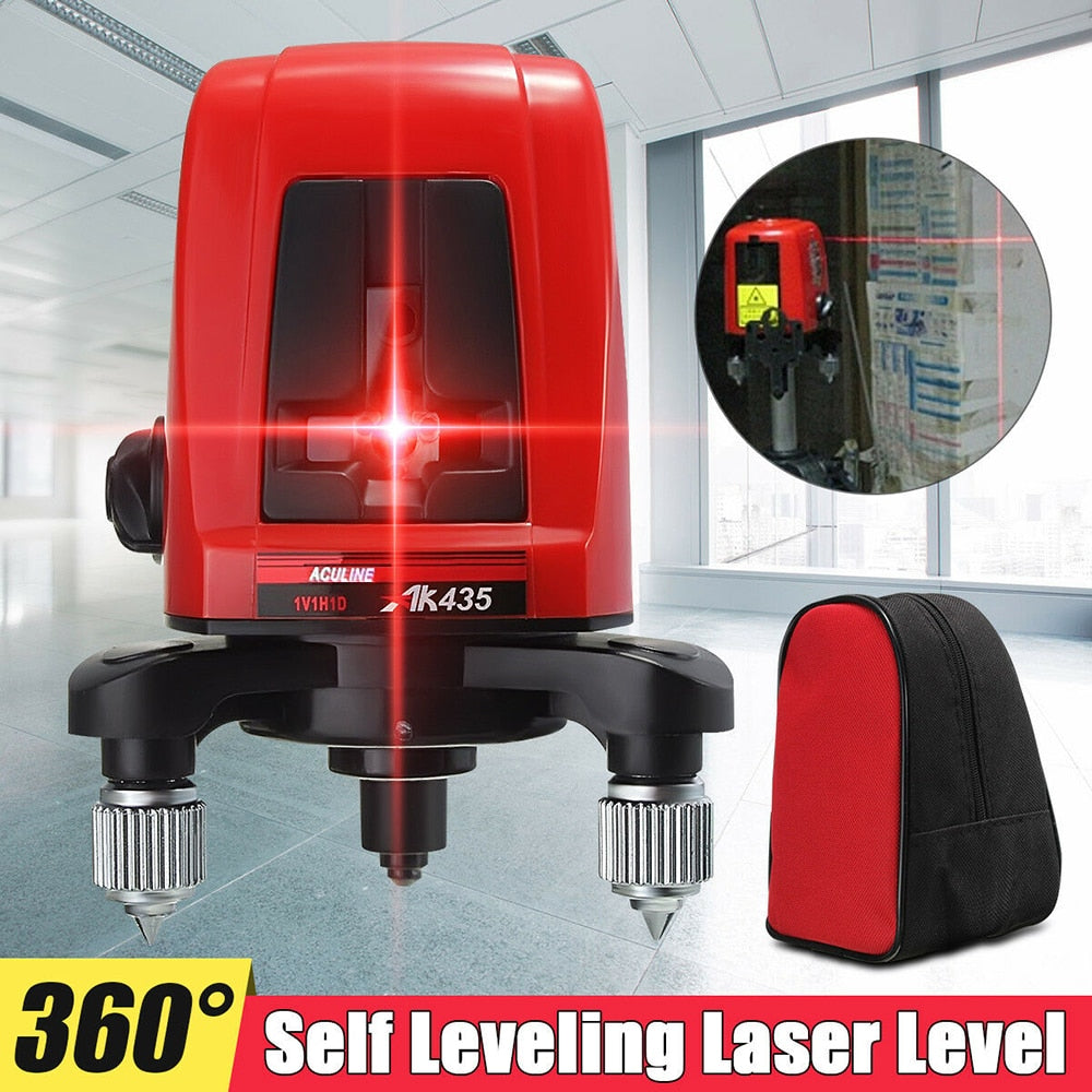 Mini Portable 3D Self-Leveling 360 Laser Level with Distance Meter