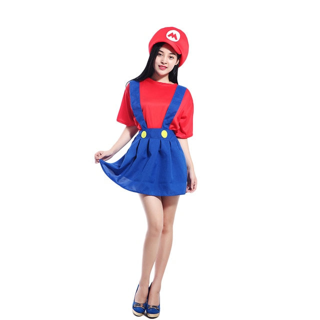 Adult & Child Super Mario Bros Mario & Luigi Halloween Costume