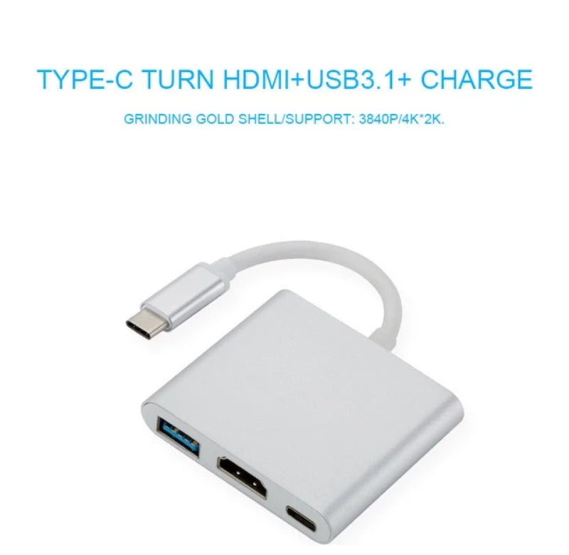 Aluminum USB C to HDMI Adapter For Apple