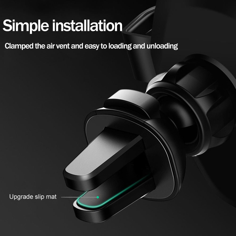 FAST 10W Wireless Car Charger Phone Air Vent Mount for iPhone, Samsung, Huawei and Xiaomi Models