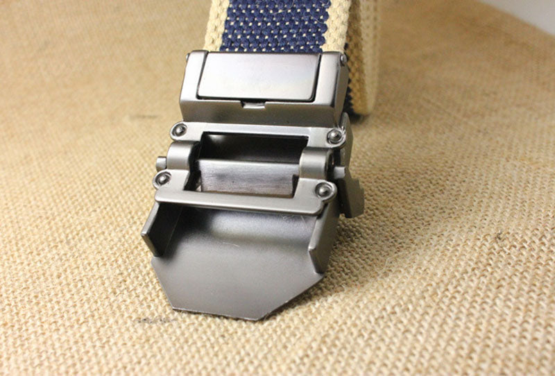 Men's Tactical Outdoor Alloy Automatic Buckle Belt