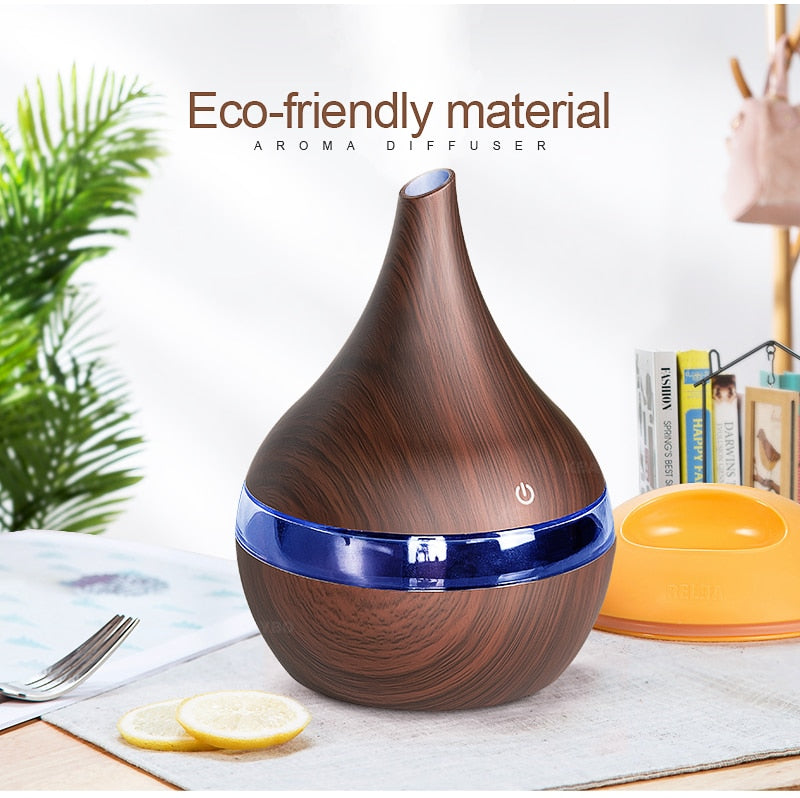 USB Electric Aroma Ultrasonic Essential Oil Air Diffuser for Aromatherapy