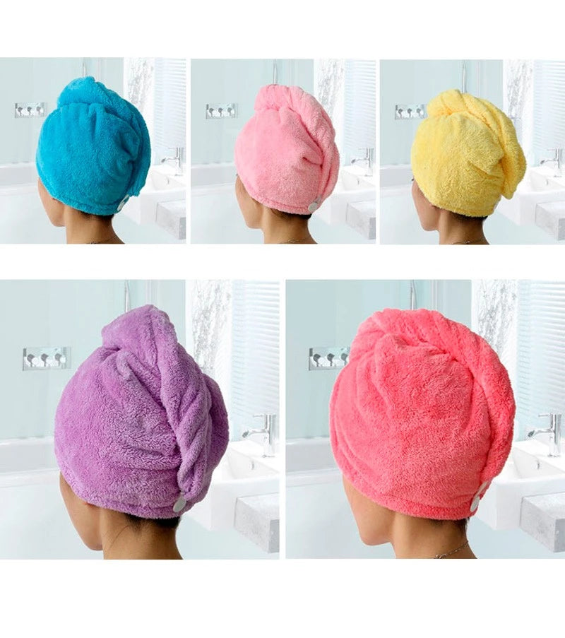 Women's Microfiber Hair Head Towel