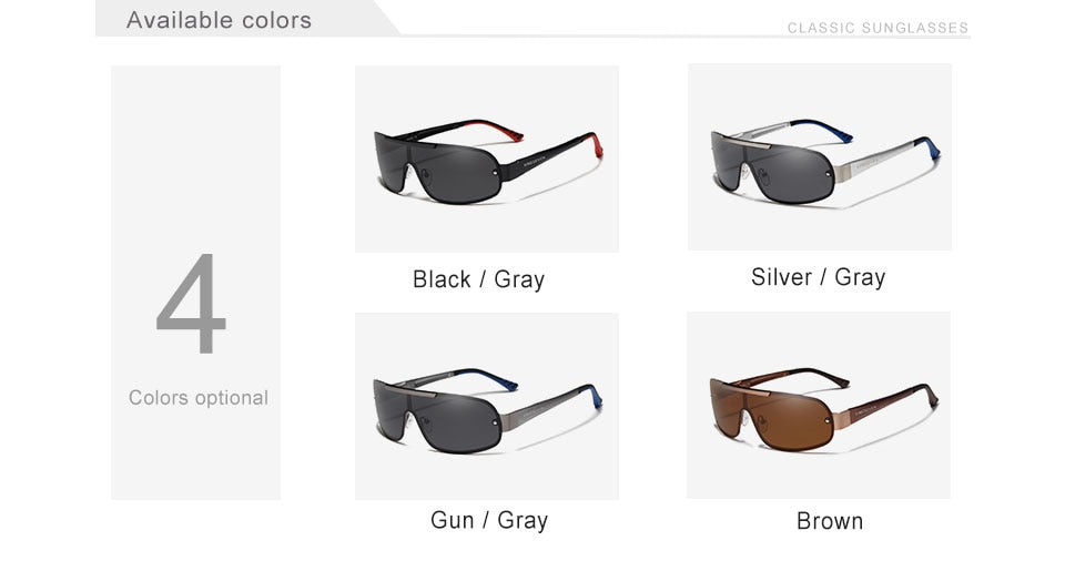 Men's Aluminum HD Polarized Sunglasses