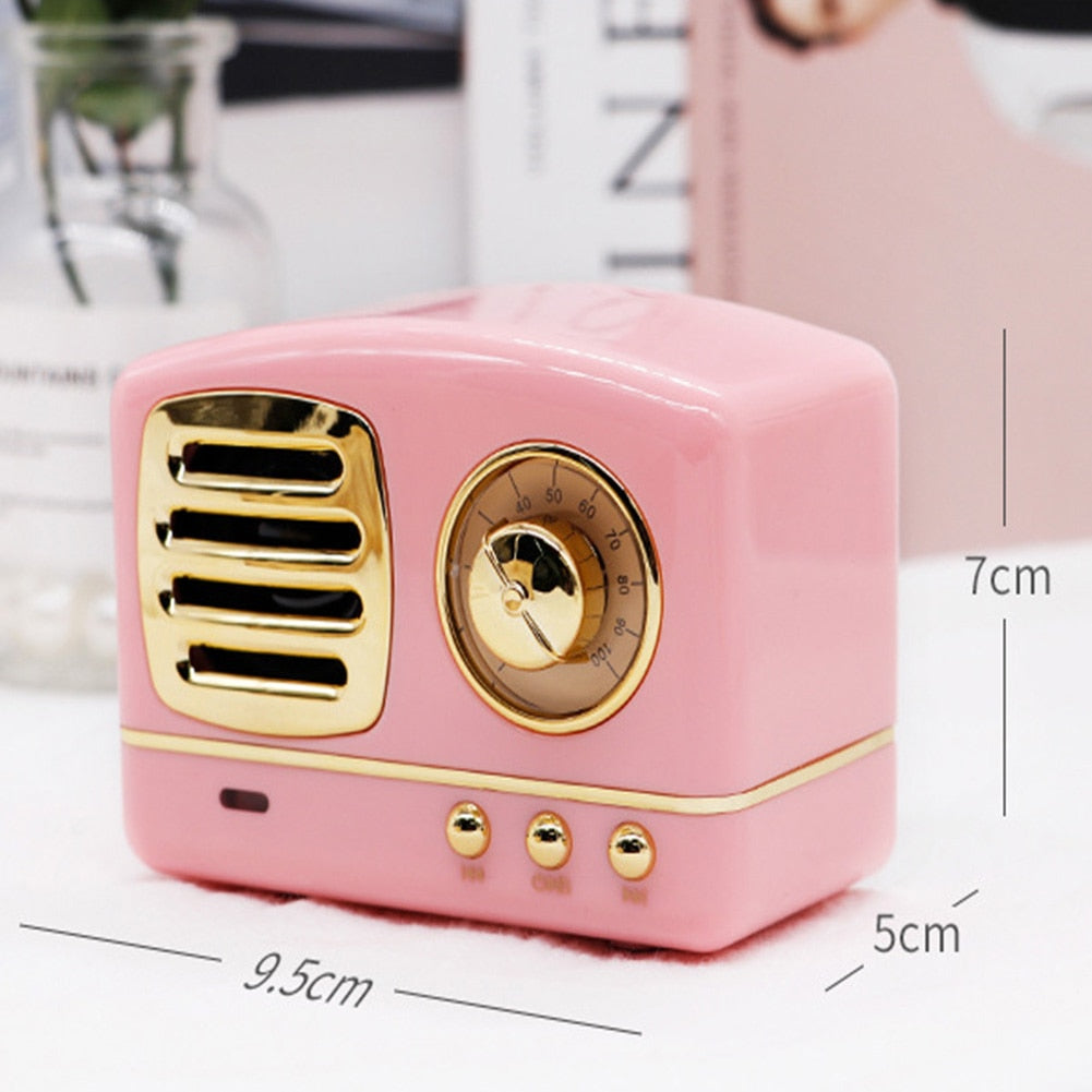 Vintage Retro Portable Bluetooth V4.1 Stereo Speaker