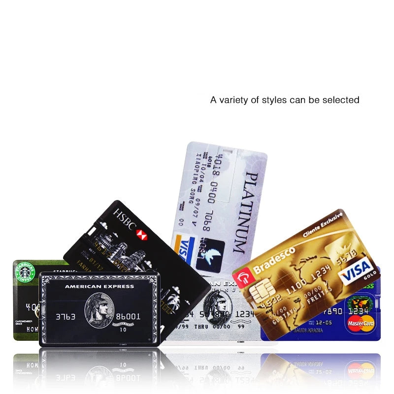 Hidden USB Flash Drive 4GB - 128GB Bank Card