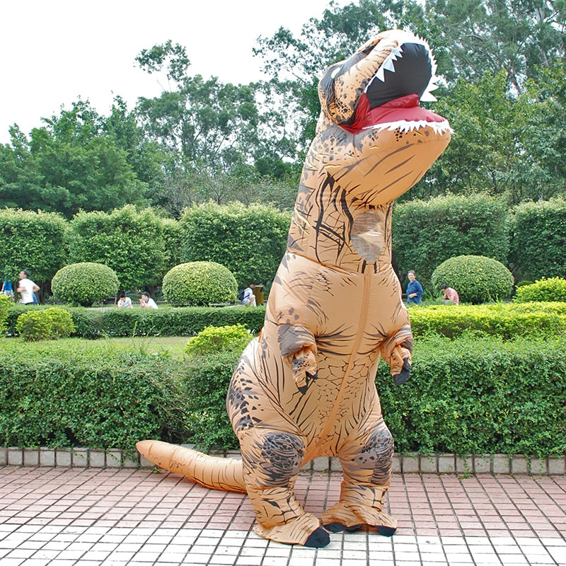 Inflatable Blow Up T REX Dinosaur Costume