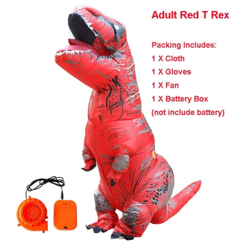 Inflatable Blow Up T REX Dinosaur Costume