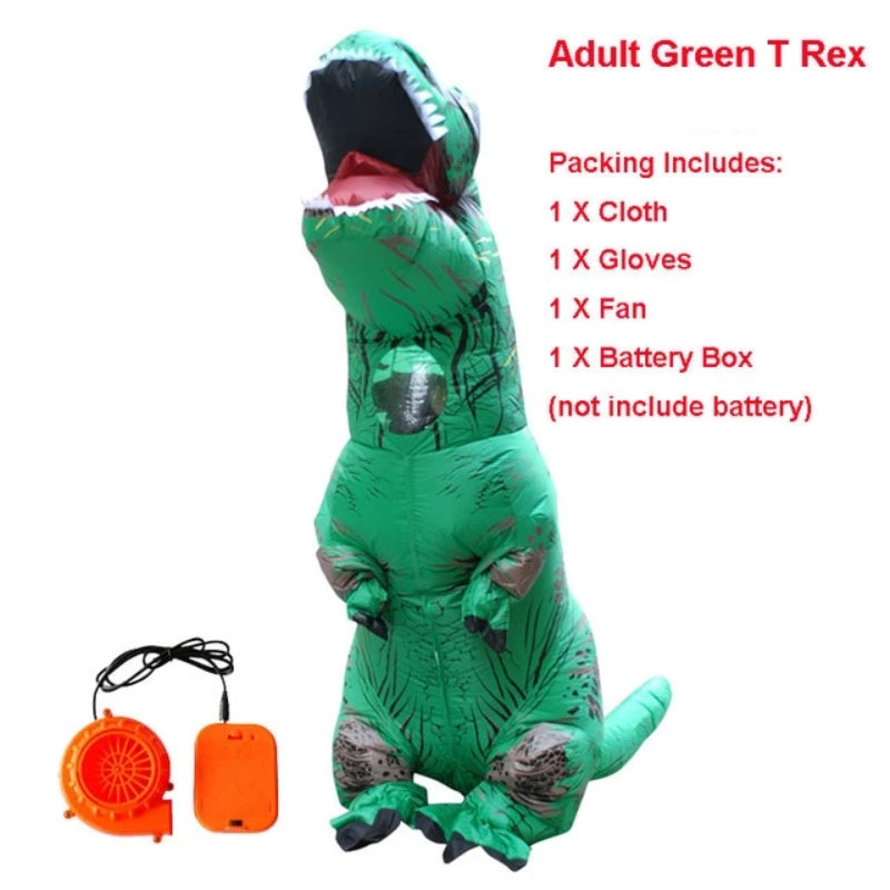Inflatable Blow Up T REX Dinosaur Costume