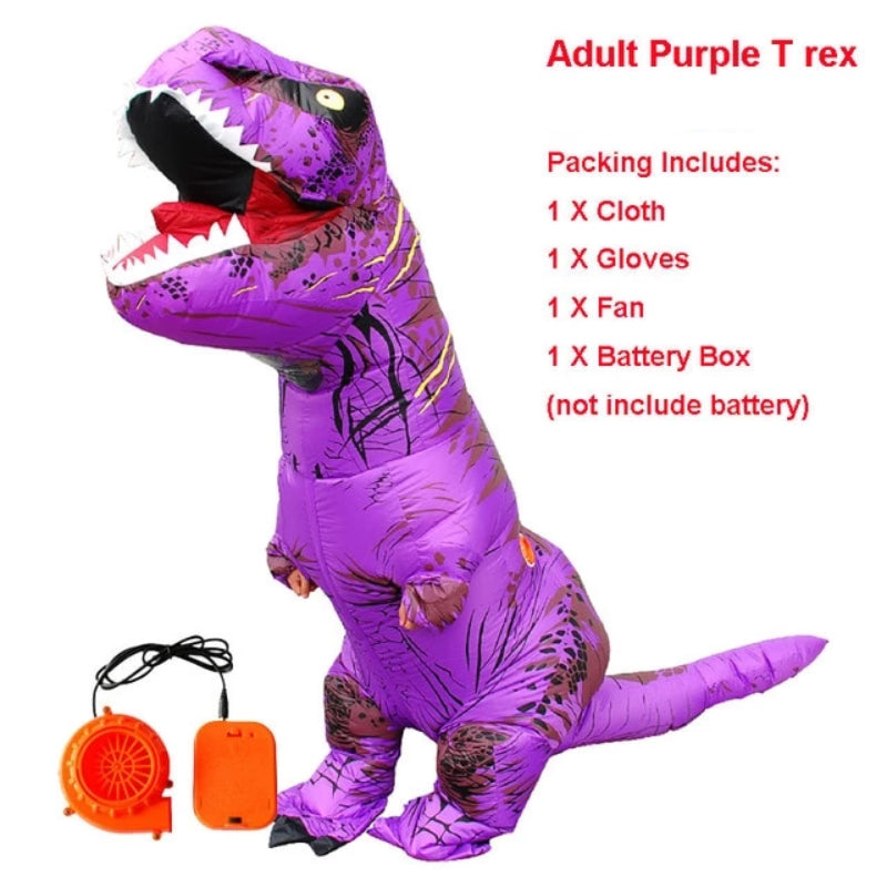 Inflatable Blow Up T REX Dinosaur Costume