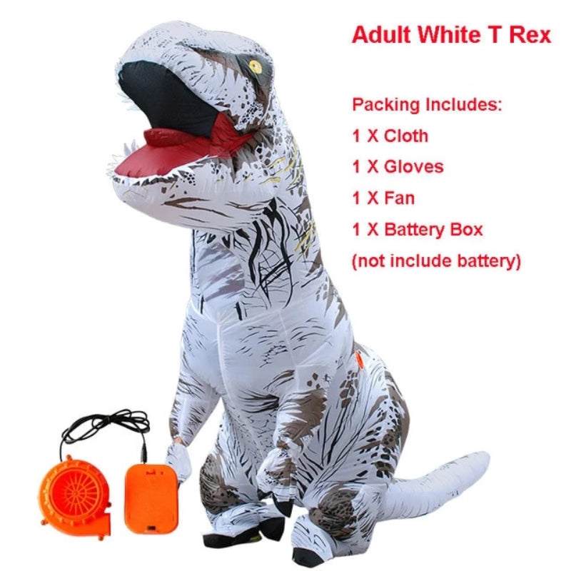 Inflatable Blow Up T REX Dinosaur Costume